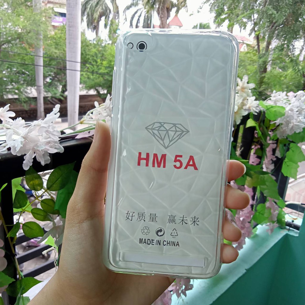 softcase 3D  REDMI GO  6A  5A  Anticrack Case diamond bening