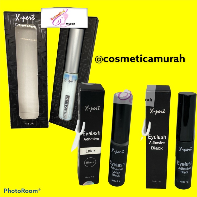 [ premium ] x-pert eyelash adhesive premium xpert - lem x-pert latex - lem non latex x-pert - xpert eyelash adhesive - xpert latex - xpert black latex // lem bulu mata xpert