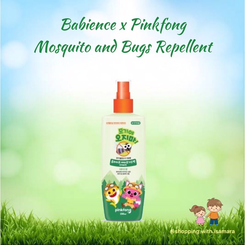 Babience x Pinkfong Mosquito Repellent / pengusir nyamuk