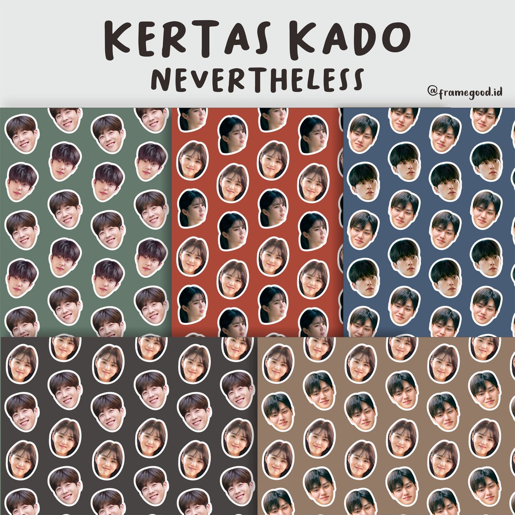 kertas kado NEVERTHELESS (ukuran A3+) / drama yoo na bi park jae eon yang do hyeok songkang