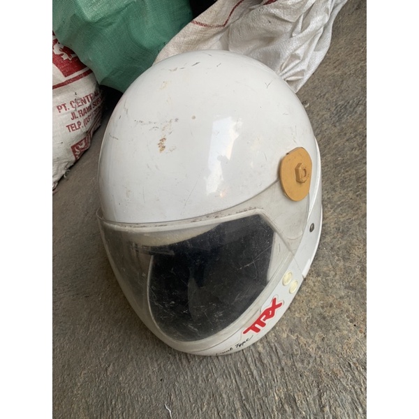 Helm TRX Jadul Lama Lawas lawasan honda astrea series grand prima bulus ori orisinil