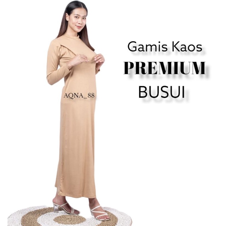 Gamis Busui | Gamis Kaos Busui | Gamis Menyusui Bukaan Kanan Kiri