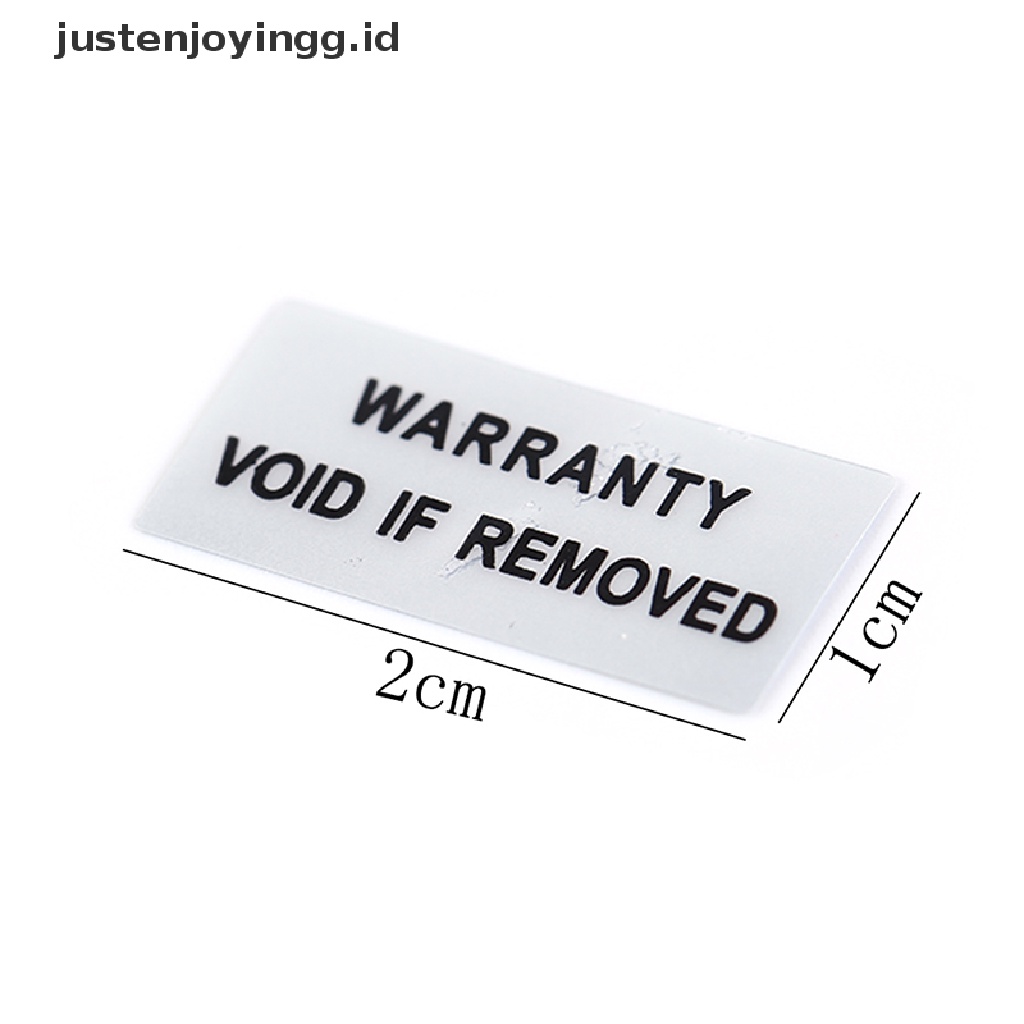 Stiker Hologram VOID IF REMOVED Untuk Keamanan