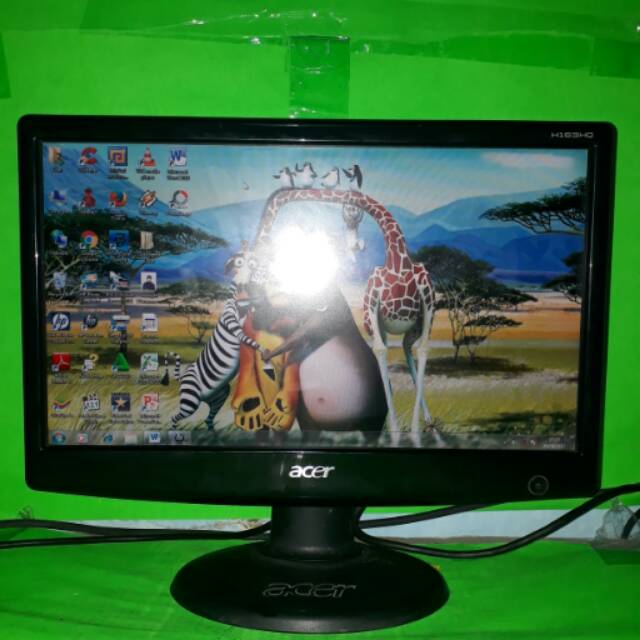 LCD Monitor Komputer PC acer 16inch wide  H163HQ