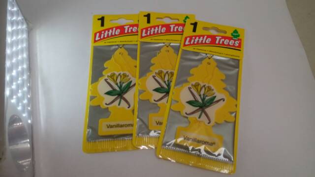 (1 pc) Parfum mobil cemara little trees tree ori asli