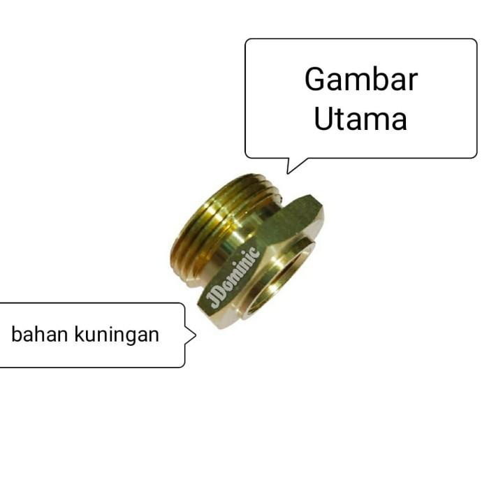 Loysi | Konverter Drat Luar 5/8" (M22 * 1.5) - Drat Dalam 1/4" (M14 * 1.5)