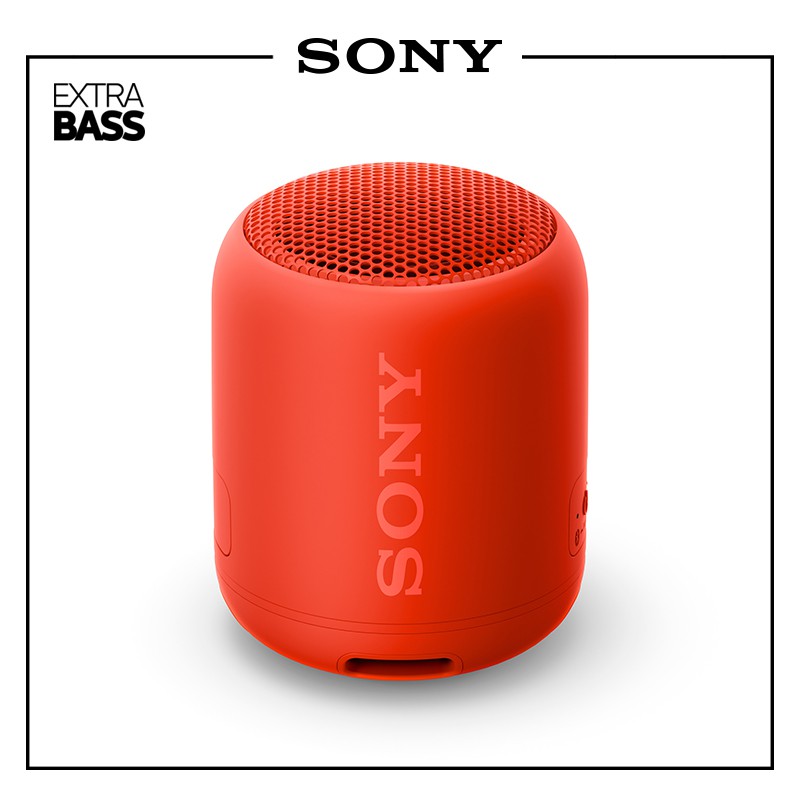 SONY SRS-XB12 Extra Bass Waterproof Bluetooth Speaker / XB12-RED