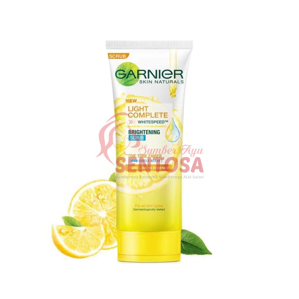 GARNIER BRIGHT COMPLETE VIT C FACE WASH SCRUB 100 ML