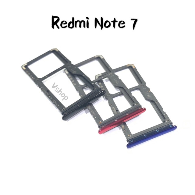 SIMTRAY SIM TRAY XIAOMI REDMI NOTE 7 - TEMPAT SIMCARD SLOT SIMCARD REDMI NOTE 7