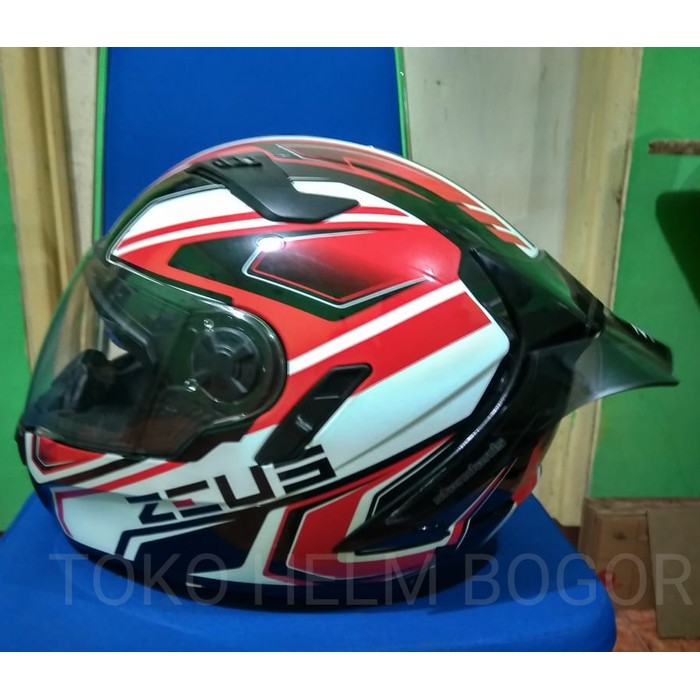 Jual Terlaris Promo Spoiler Helm Zeus 813 Clear Smoke Indonesia Shopee Indonesia