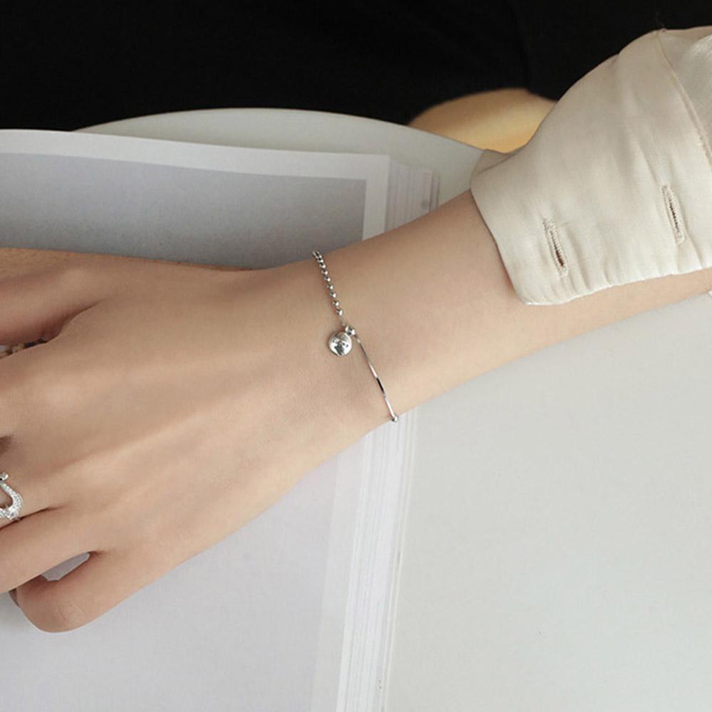 Agustinina Beruntung Gelang Pesta Teman Baik Surat Beruntung Trendi Adjustable Sederhana Bangle