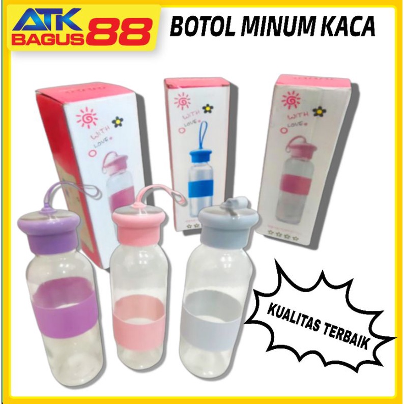 BOTOL MINUM KACA / GLASS BOTLE 20ml /1pcs