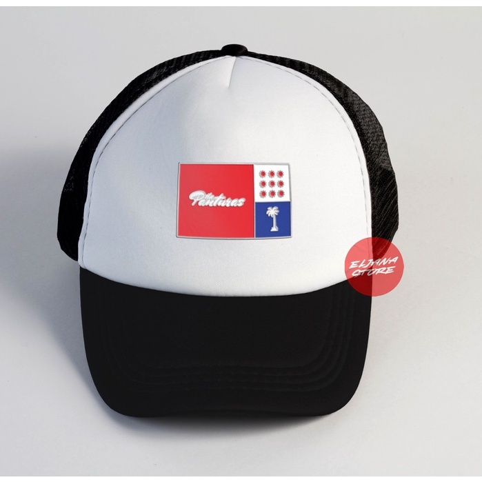 Topi Bendera The Panturas / Topi Band / Bendera The Panturas / Topi Jaring Distro / Topi Premium / Topi Sablon / Elcustom