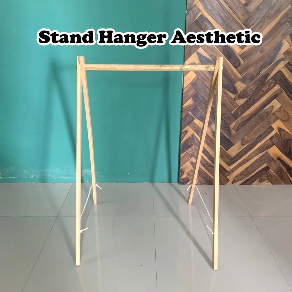 Stand Hanger Kayu Stand Hanger Aesthetic