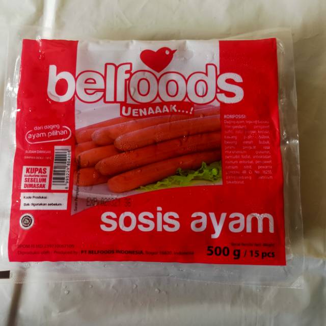 

SOSIS AYAM UENAAAK BELFOODS 500GR