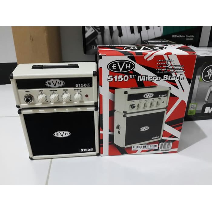 Terlaris Ampli Gitar Mini EVH 5150 III Micro Stack Ivory
