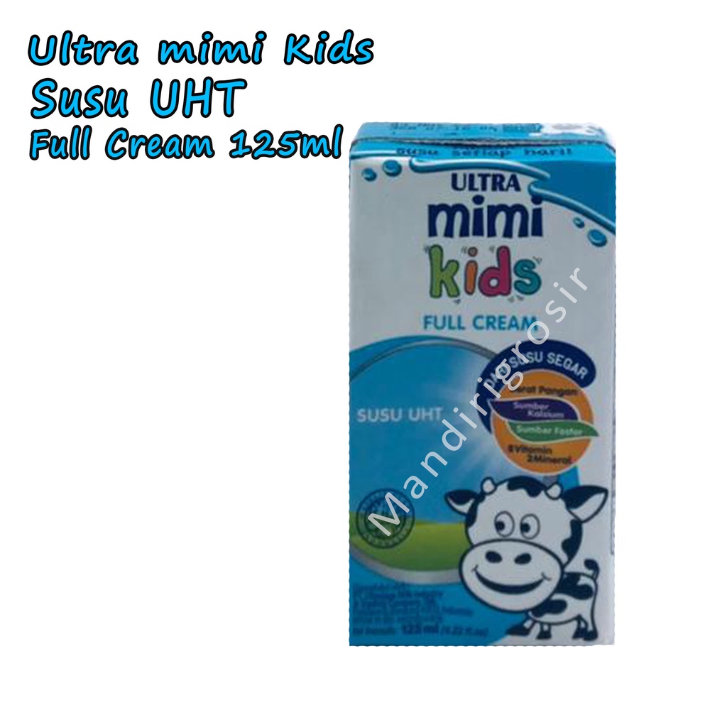 Susu UHT *Ultra Mimi Kids * Susu Full Cream * 125ml