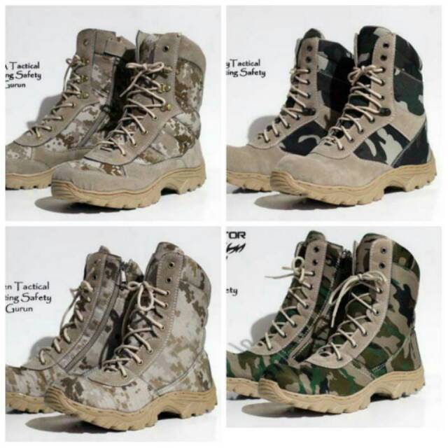 Sepatu Pria Predator Army Delta Boots Original