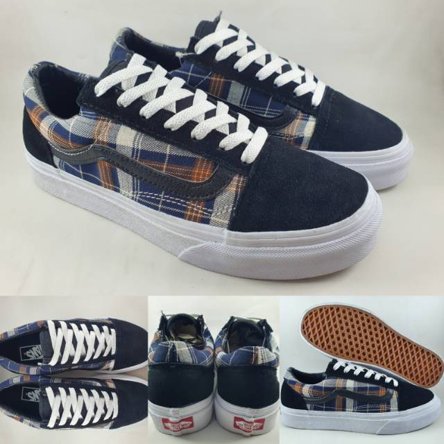 vans plaid mix old skool