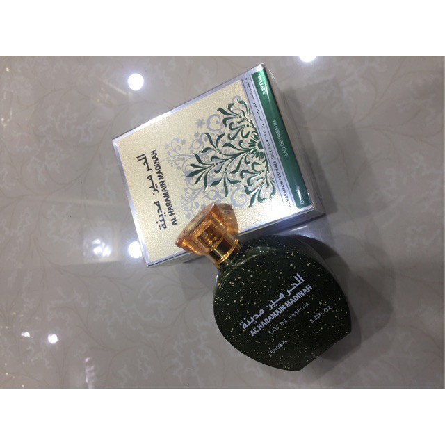 Parfum Al Haramain Madinah Spray 100ml EDP Minyak Wangi Harmain Madina Original Impor Segel