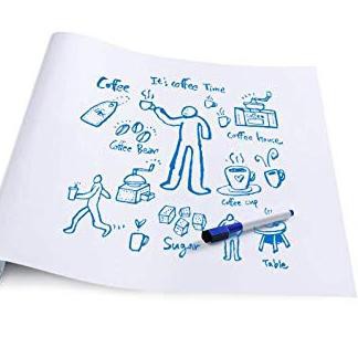 

➚08g Sticker White Board, Papan Tulis Kantor, White Board to Stick ✽ ★★★