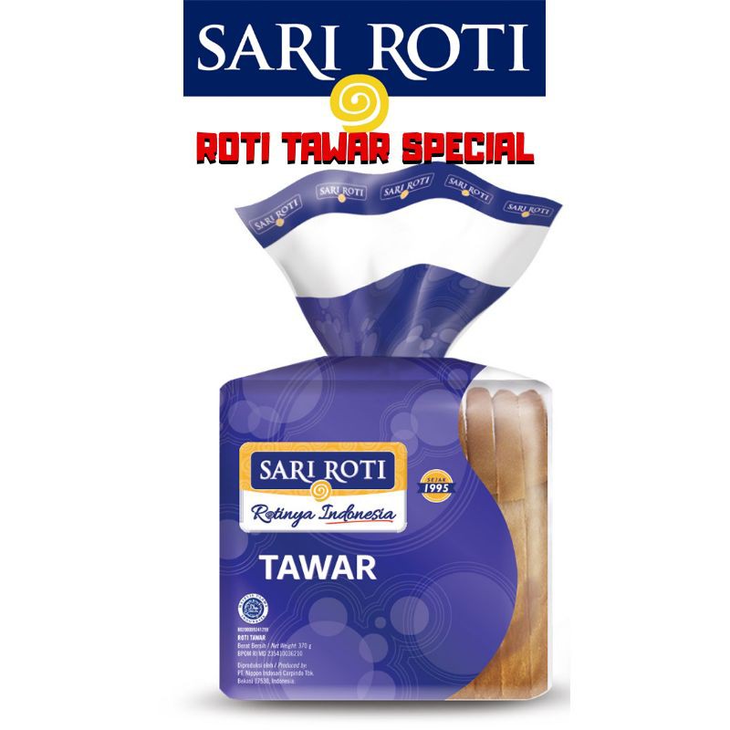 

ROTI TAWAR SPECIAL SARI ROTI ROTI TAWAR KULIT