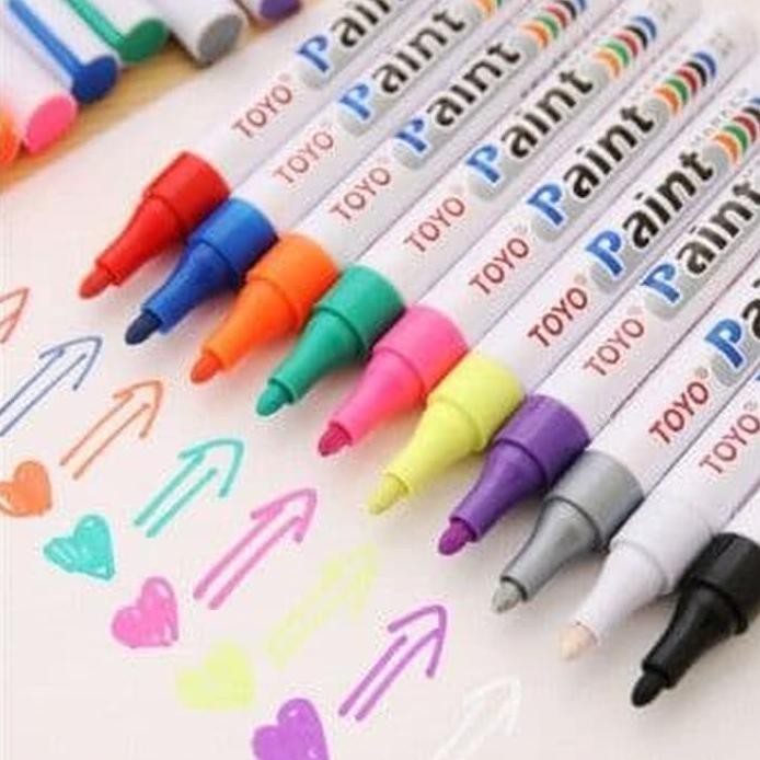 

Spidol Ban Toyo Paint Marker Sa101 Original Import E012