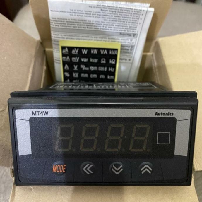 Panel Meter Autonics Mt4W-Dv-4N Mt 4W Dv 4N Original