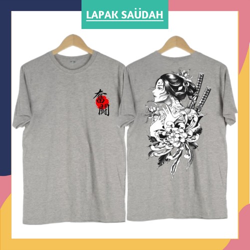 Baju Kaos Distro Pria Kaos Distro Cowok Murah Original Lengan Pendek Tulisan Jepang