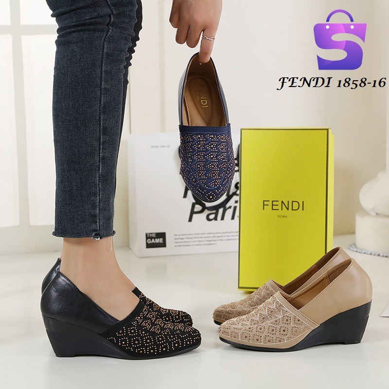 SEPATU WANITA WEDGES EXOTICS 1858-16