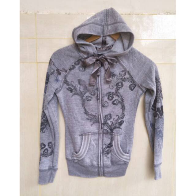 Jaket hoodie gues