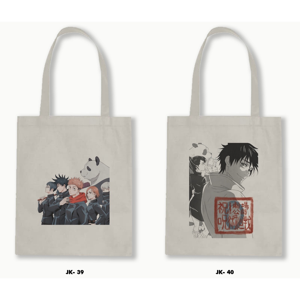 TOTE BAG BLACU - JUJUTSU KAISEN /ANIME/MANGA 03