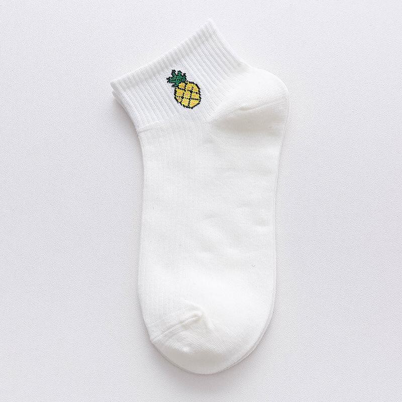 ⭐Bobastore⭐R139 Kaos Kaki Motif Buah Cute Kaoskaki Pendek Socks Fruit Fashion Wanita Korea Import-1
