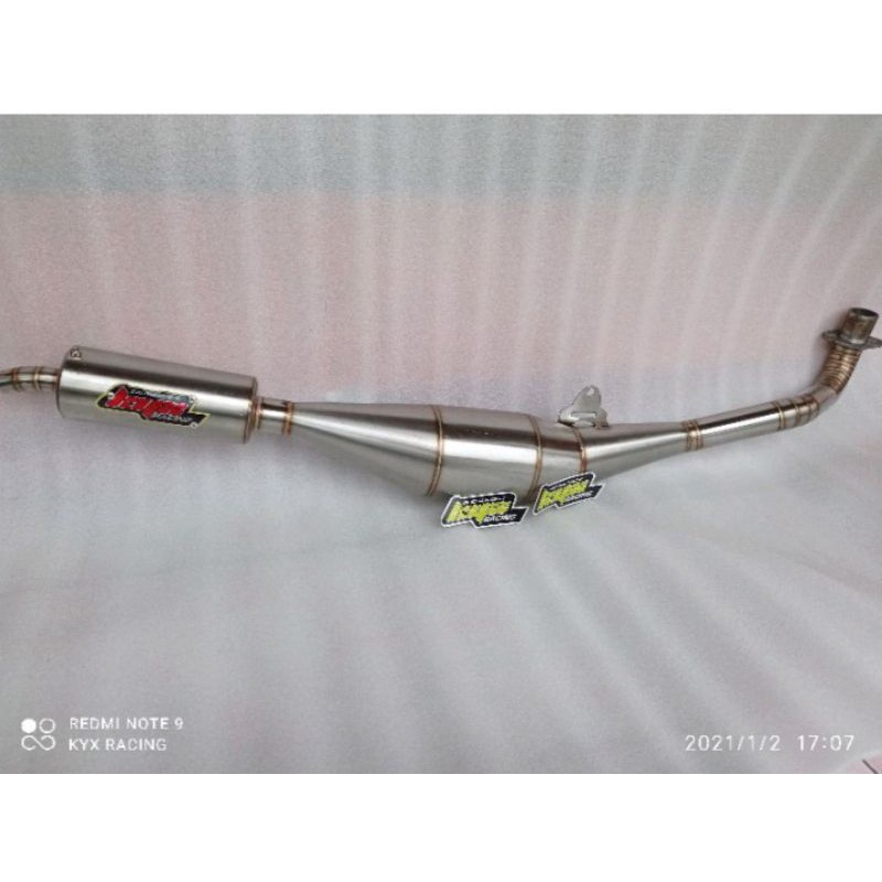 Knalpot Racing Fizr Stainless Suara Garing Kemrincing