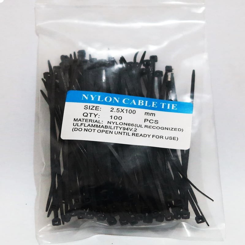 

2576. KABEL TIE / TIES / TISH 25MM X 10CM ISI 100 / BUNGKUS