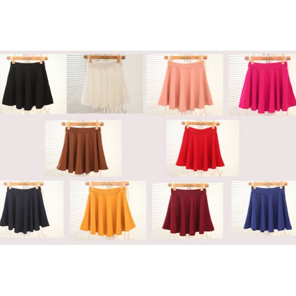 ROK LEBAR/ROK SCUBA/ROK MINI/ROK PENDEK/ROK KATUN/ROK WOOL/ROK TENNIS/ROK LIPET