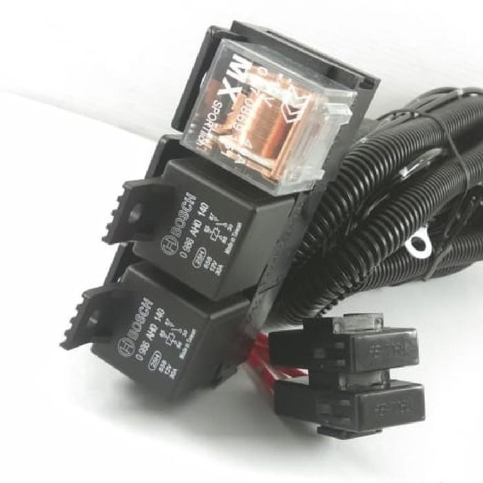Lampu Mobil / Kabel Relay Set Lampu/ Head Lamp H4 Bosch 3 Relay