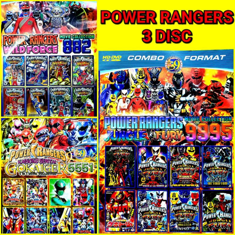 KASET FILM LENGKAP KARTUN ANAK TERLARIS POWER RANGERS