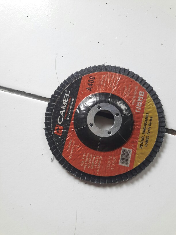 Mata Batu Gerinda Gurinda Amplas Susun Flap Disc 4 Inch Inci