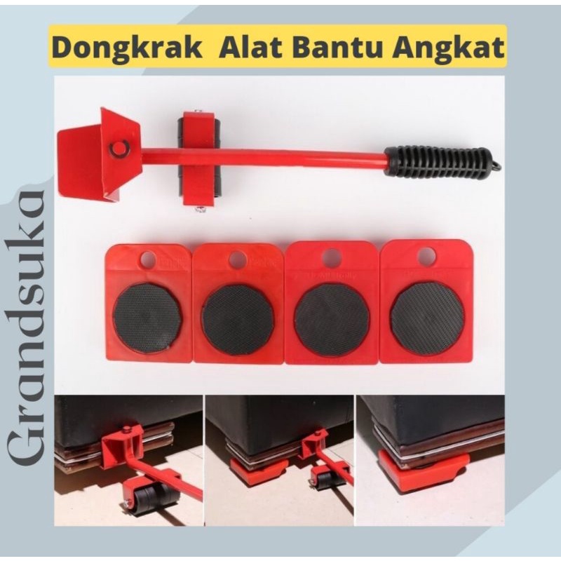 N5 COD PKU DONGKRAK ALAT BANTU ANGKAT PINDAH BARANG FURNITURE MEBEL LEMARI  | ALAT BANTU ANGKAT FURN