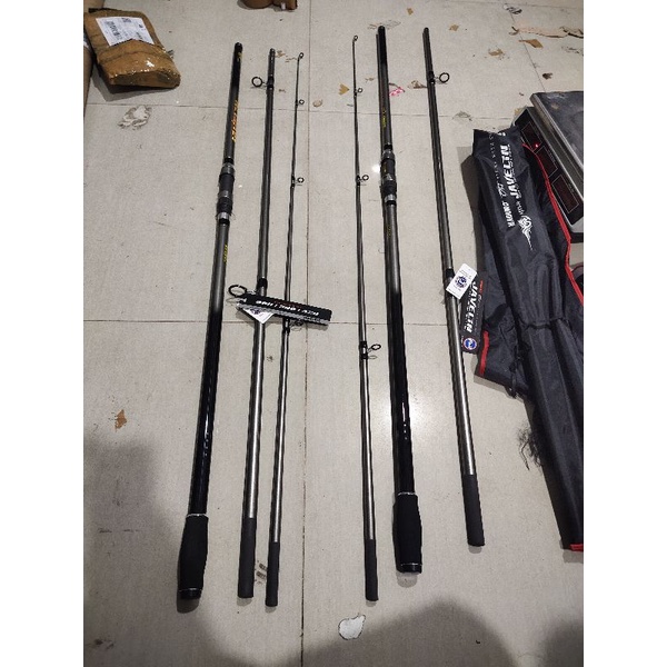 joran pancing sambung III maguro javelin 360 390 cm