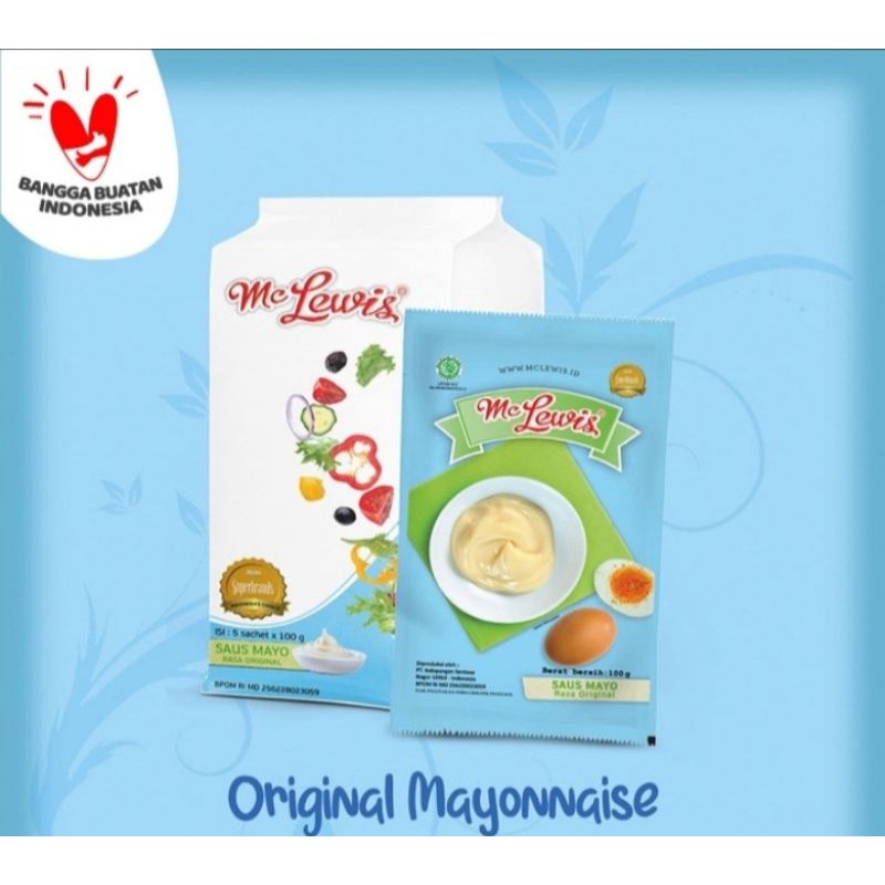 

Mc Lewis Mayonaise Original Sachet 100 gram