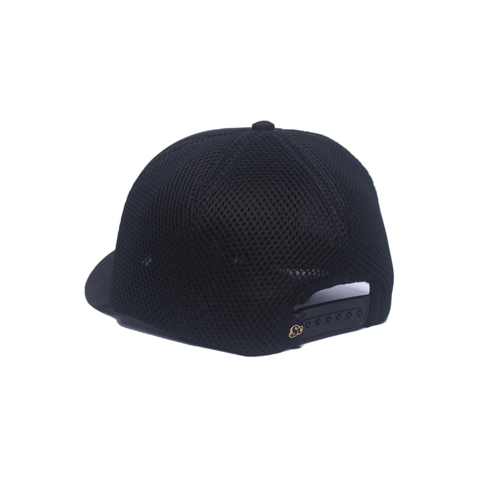 TOPI TRUCKER SKATERS TI072 LOGO S HITAM HITAM