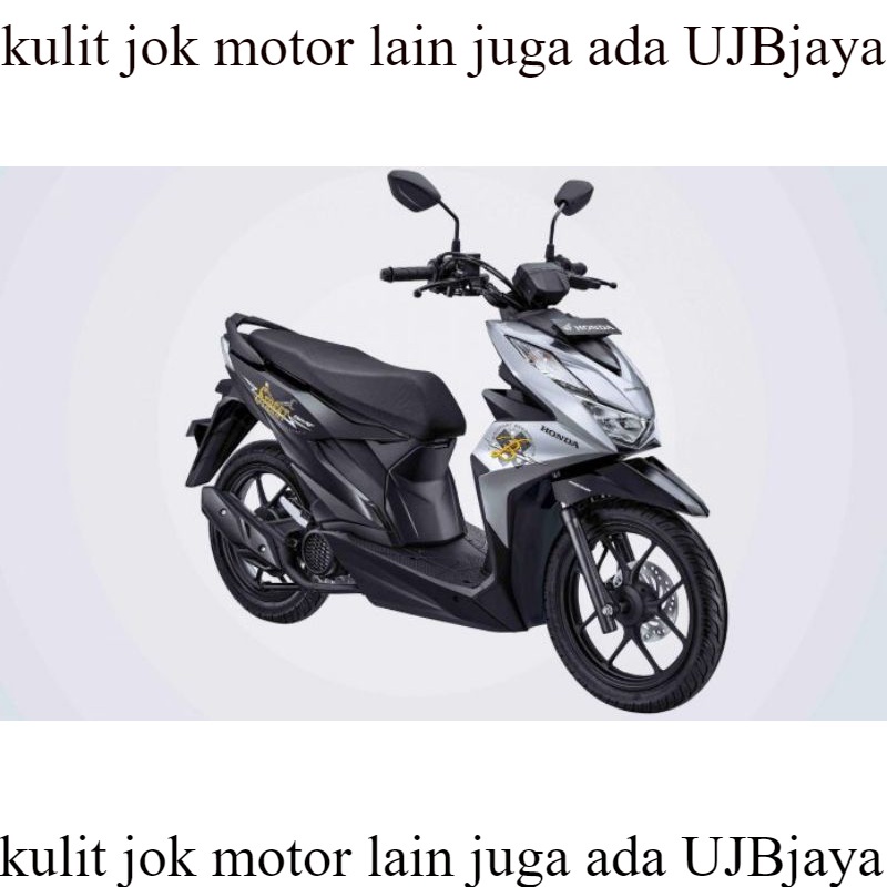 Kulit Jok Motor  Beat Street Standar / Bahan Ori Sarung Jok Motor  Beat Street A4