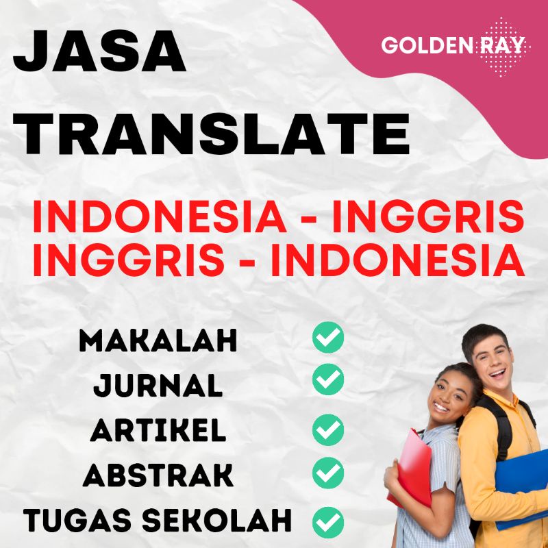 Jasa Terjemahan/Translate Bahasa Inggris-Bahasa Indonesia