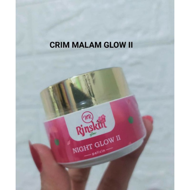 NR GLOW SKINCARE CRIM MALAM NIGHT GLOW II KEMASAN RJNSKIN