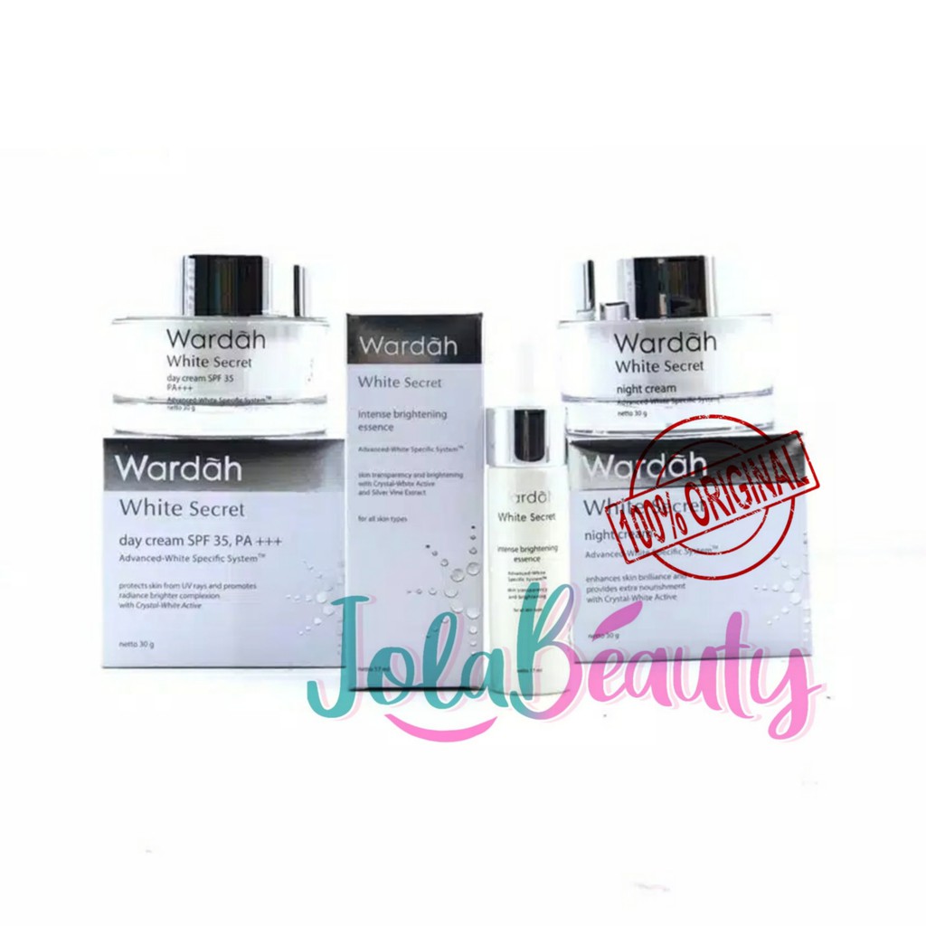 ❤️ JolaBeautys ❤️ Wardah White Secret Paket 1