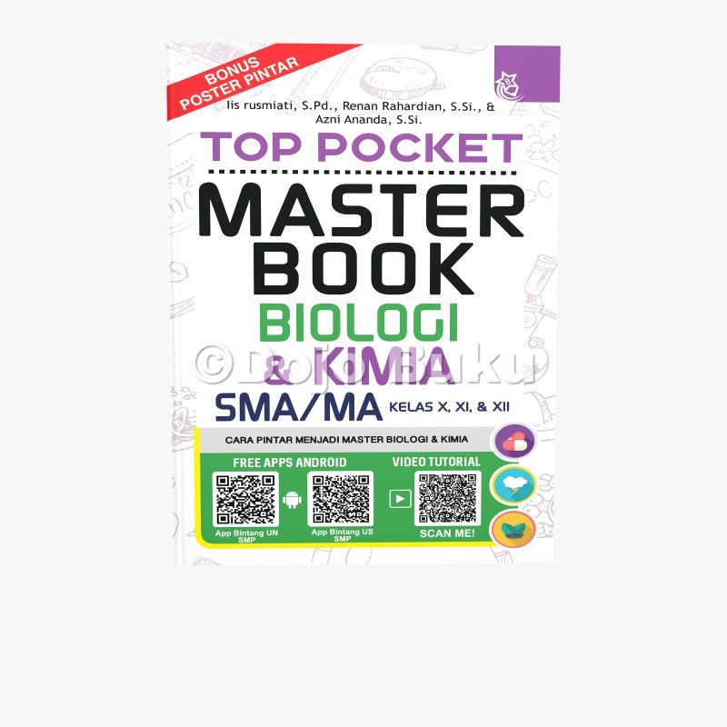 Top Pocket Master Book Biologi &amp; Kimia SMA/MA Kelas 10,11,12 ( Agro )