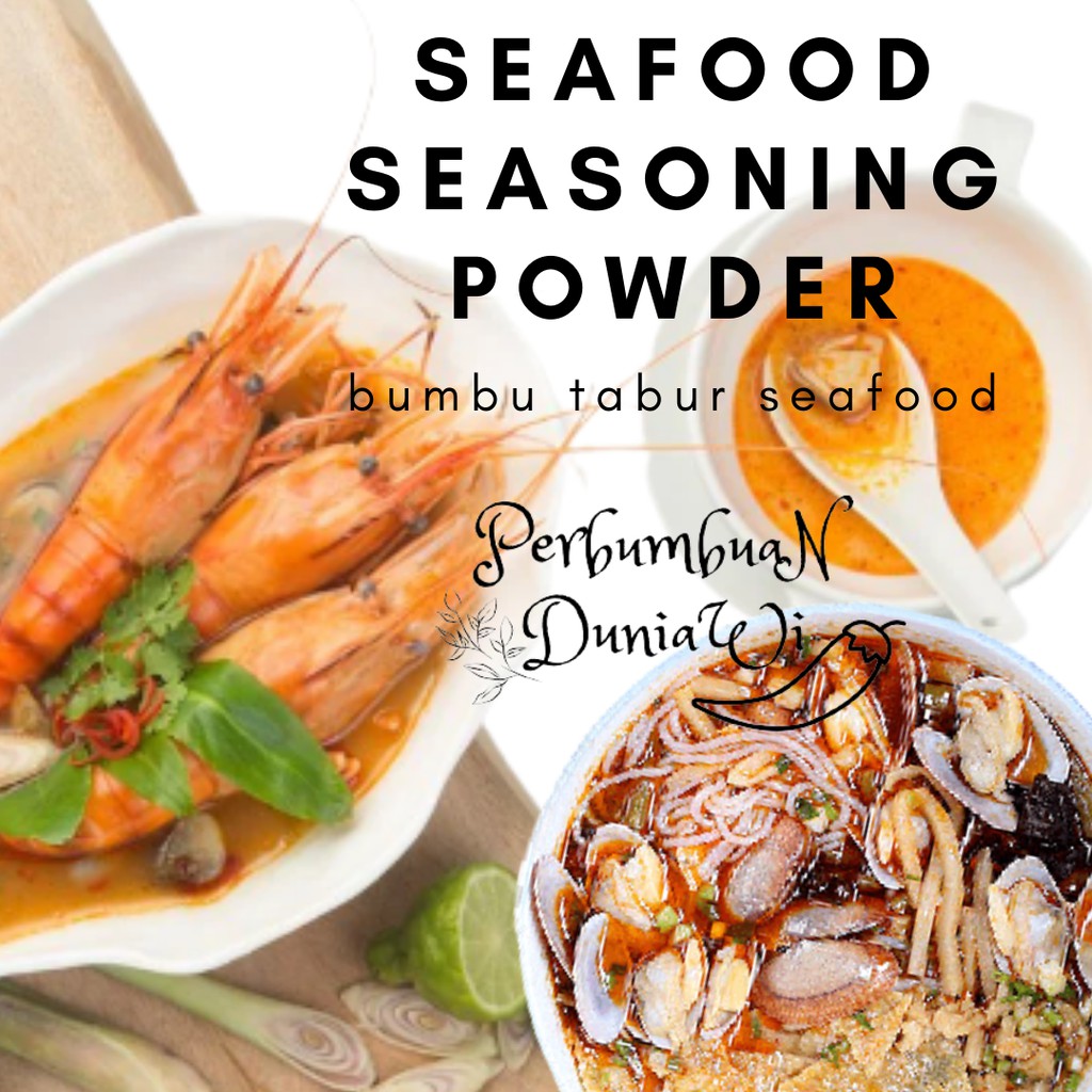 

Bumbu Tabur Rasa Seafood Seasoning Powder 100 Gr Surabaya - Perbumbuan Duniawi