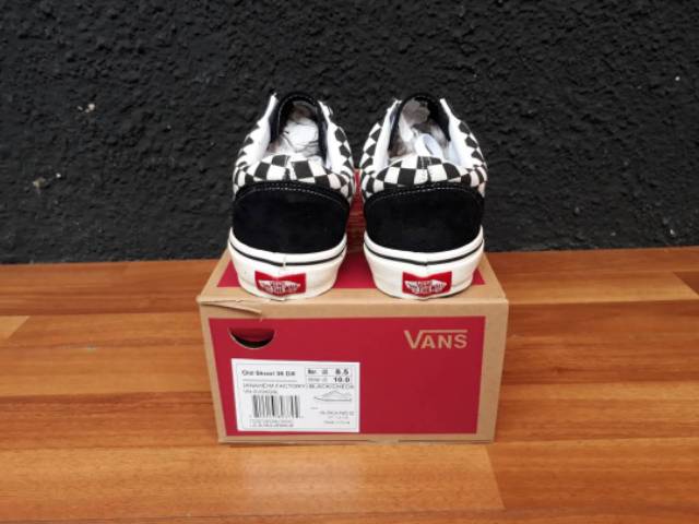 VANS OLD SKOOL ANAHEIM CHECKERBOARD BLACK WHITE PREMIUM BNIB MADE IN CHINA Waffle DT